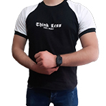 تیشرت مردانه برند think less دو رنگ سوپر پنبه